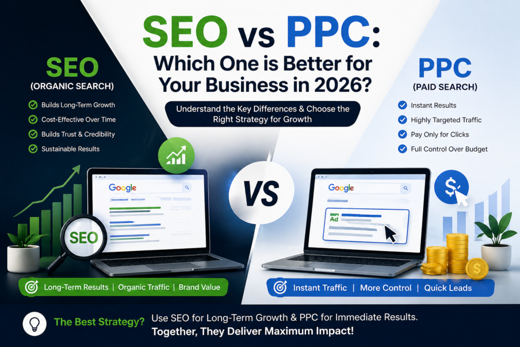 SEO vs PPC: Which One is Better for Your Business in 2026?
